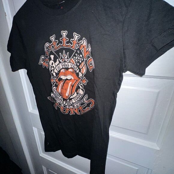 Rolling Stones Tattoo You 1981 Tour Girls Tee Size Large - Picture 4 of 6